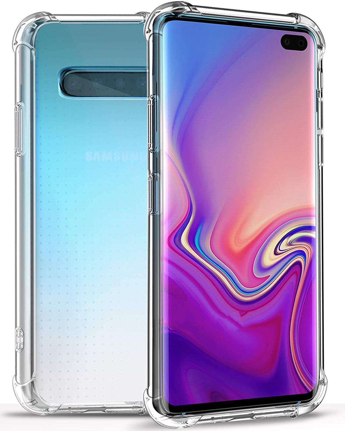 Galaxy S10+ (Plus) Crystal Clear Transparent Case (Clear)
